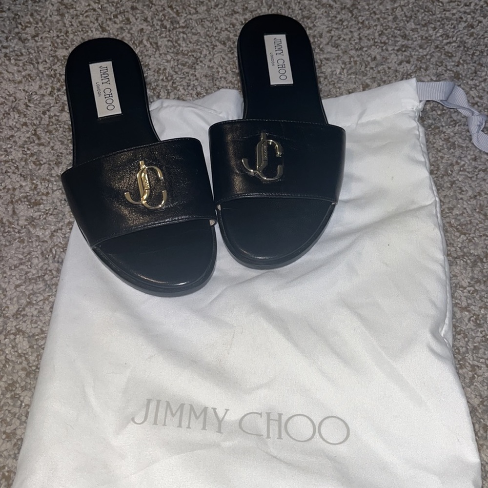 Pre loved Jimmy Choo flat slide